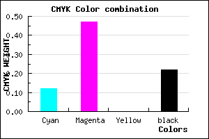 #B16AC8 color CMYK mixer
