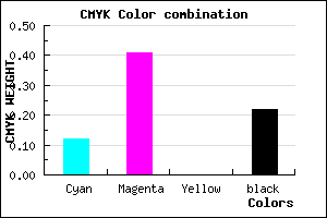 #B177C8 color CMYK mixer