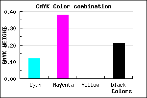 #B17ECA color CMYK mixer