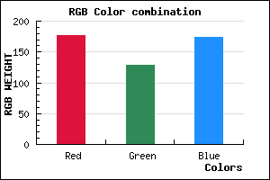 rgb background color #B181AE mixer