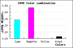 #B183F8 color CMYK mixer