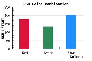 rgb background color #B186CA mixer