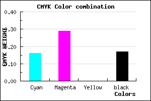 #B195D3 color CMYK mixer