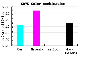#B199D3 color CMYK mixer
