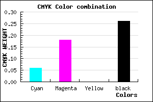 #B19ABC color CMYK mixer