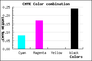 #B1A1C1 color CMYK mixer