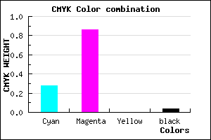 #B123F5 color CMYK mixer