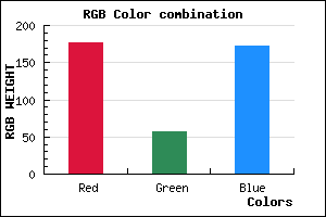 rgb background color #B139AC mixer