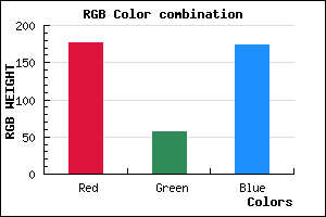 rgb background color #B139AD mixer