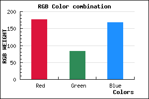 rgb background color #B153A8 mixer