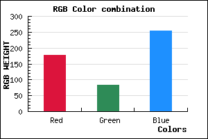 rgb background color #B153FD mixer