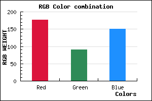 rgb background color #B15A97 mixer