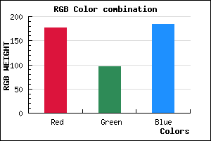 rgb background color #B160B8 mixer