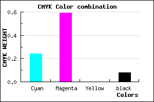 #B160EA color CMYK mixer