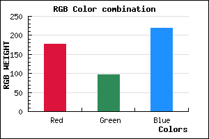 rgb background color #B161DB mixer