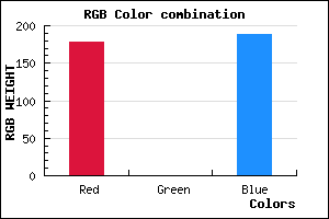 rgb background color #B200BD mixer