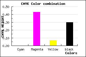 #B266A5 color CMYK mixer