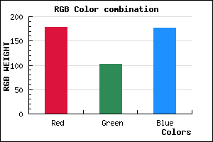 rgb background color #B266B0 mixer