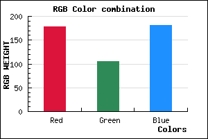 rgb background color #B269B5 mixer