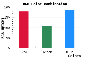 rgb background color #B26CB8 mixer