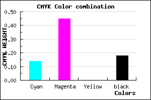 #B272D0 color CMYK mixer
