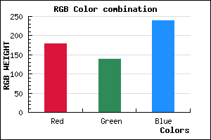 rgb background color #B28BEF mixer