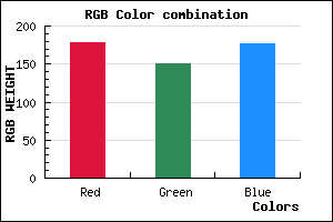 rgb background color #B296B1 mixer