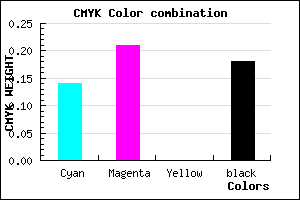 #B2A4D0 color CMYK mixer