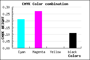 #B2A4E2 color CMYK mixer