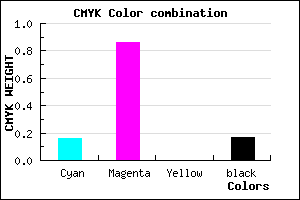 #B21DD3 color CMYK mixer