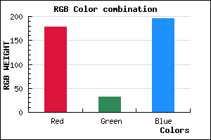 rgb background color #B220C4 mixer