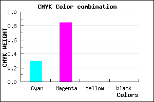 #B226FF color CMYK mixer
