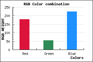 rgb background color #B236E0 mixer