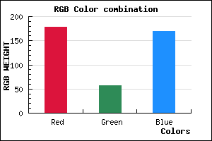 rgb background color #B239AA mixer