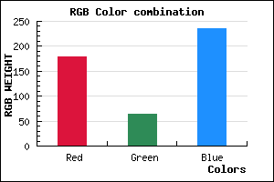 rgb background color #B240EB mixer