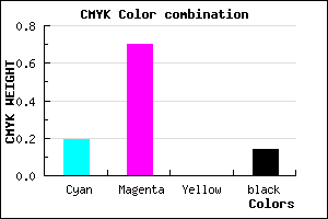 #B242DC color CMYK mixer
