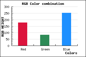 rgb background color #B253FB mixer