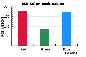 rgb background color #B256AD mixer