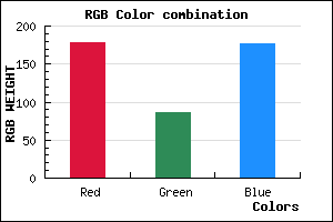 rgb background color #B256B1 mixer