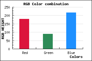 rgb background color #B259D9 mixer