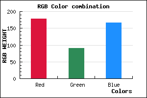 rgb background color #B25AA6 mixer