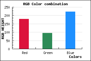 rgb background color #B25EDE mixer