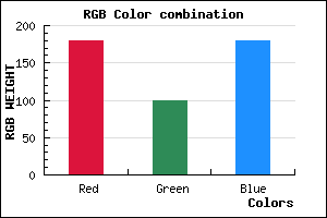 rgb background color #B364B4 mixer