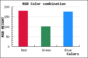 rgb background color #B365AF mixer