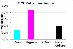 #B375CD color CMYK mixer