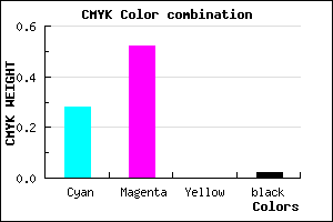 #B378FA color CMYK mixer