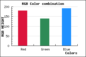 rgb background color #B38BBF mixer