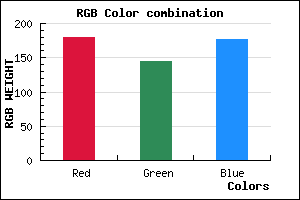 rgb background color #B390B0 mixer