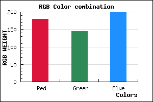 rgb background color #B390C6 mixer