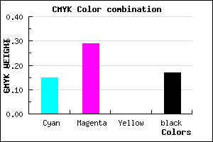 #B395D3 color CMYK mixer